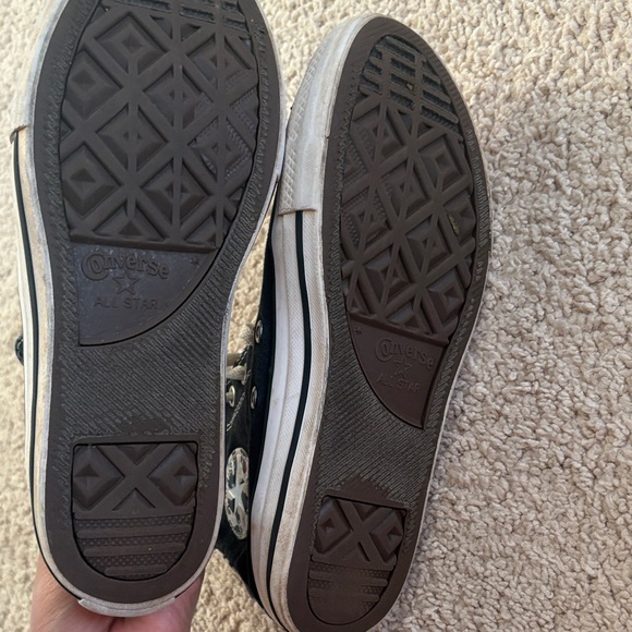 Kids High-Top Black Sneakers - Picture 6 of 8